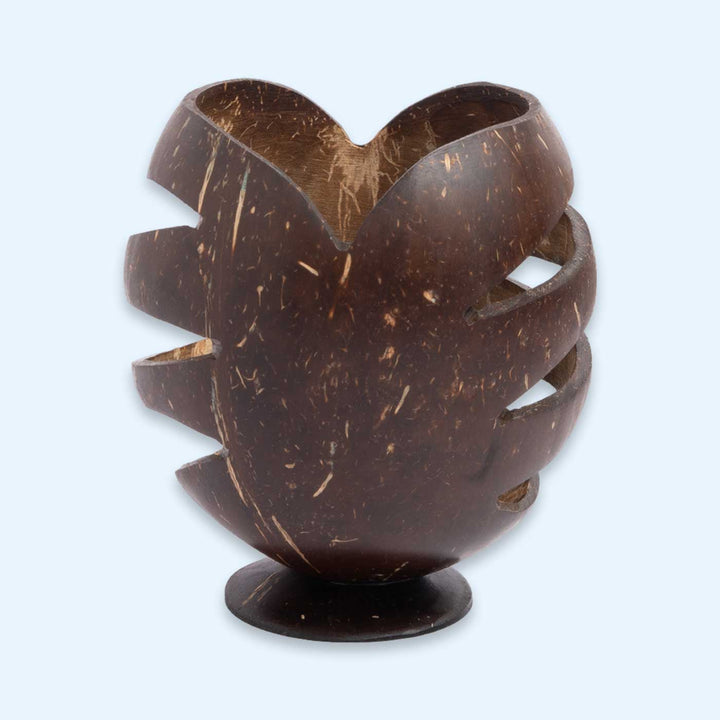 Eco-Friendly Handmade Pen Coconut Shell Wooden Holder