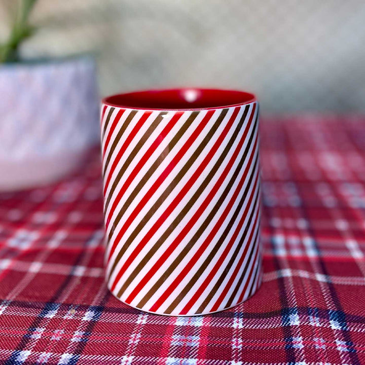 Handmade Striped Ceramic Mugs | Xmas Gifting Ideas