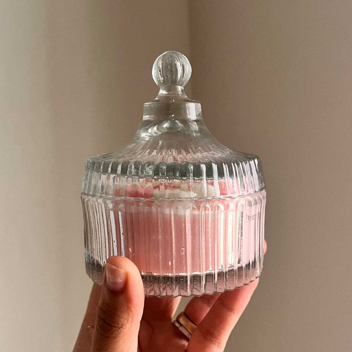 Handmade Crystal Jar Wax Candle