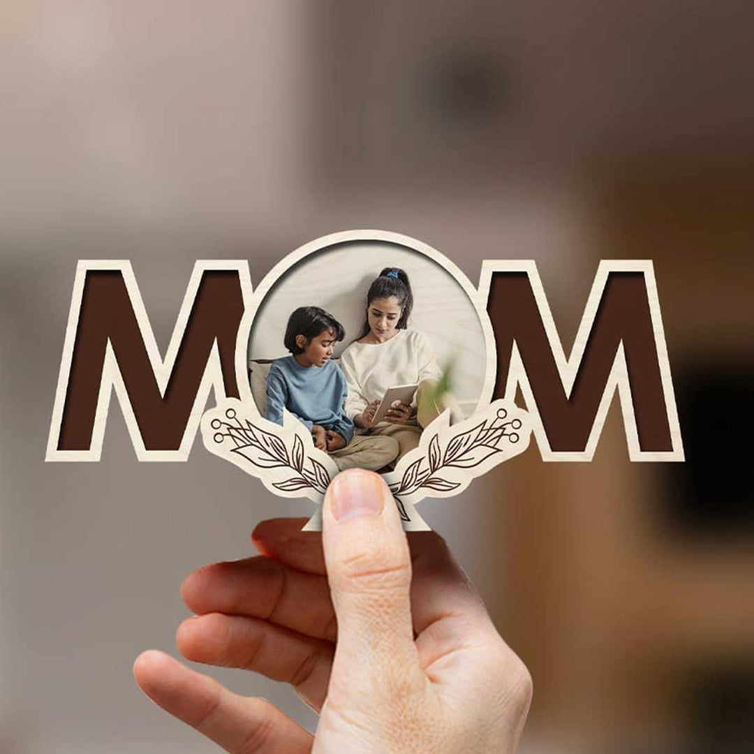 Photo Personalized Mom Theme Wooden Photo Frame