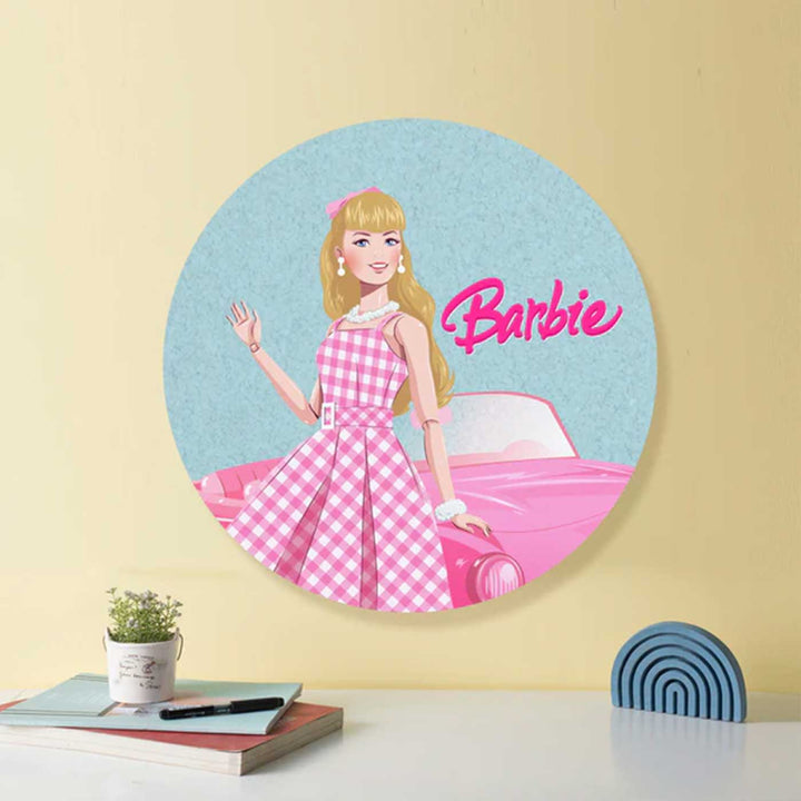 Handmade Barbie Theme Wooden Pinboard For Kids