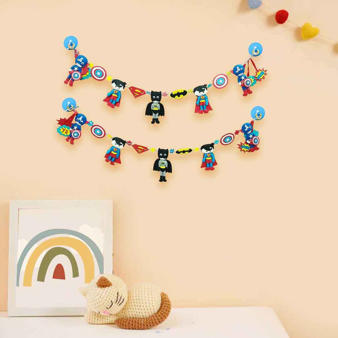 Handmade Avengers Theme Felt Bunting