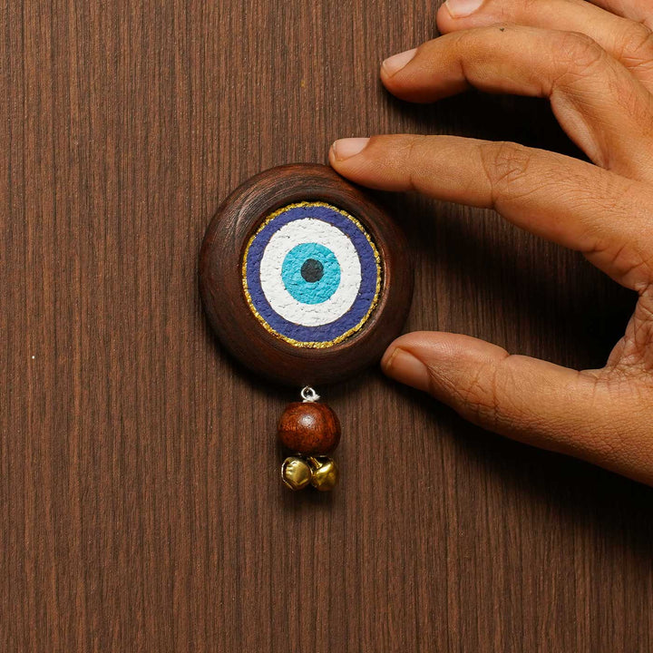 Handmade Evil Eye Diwali Stick On Hanging| Set of 2