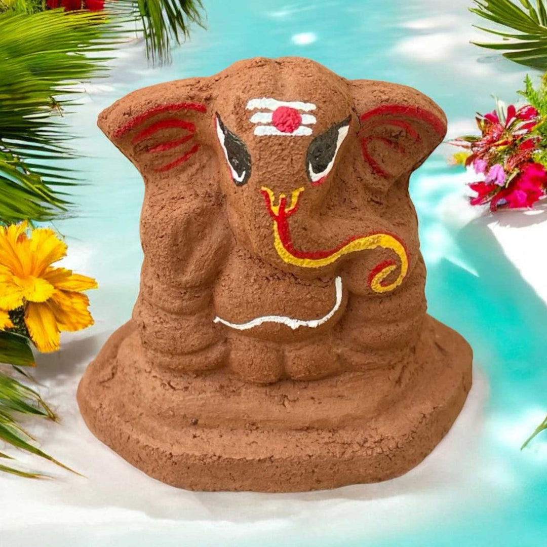 Handmade Plantable Ganesha With Marigold Seeds Gift Hamper