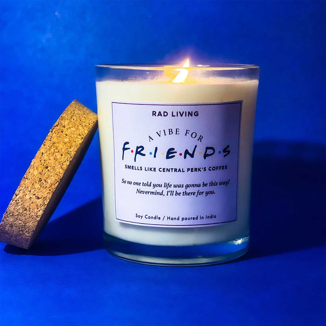 Hand Poured F.R.I.E.N.D.S Central Perk'S Coffee Scented Soy Wax Candle