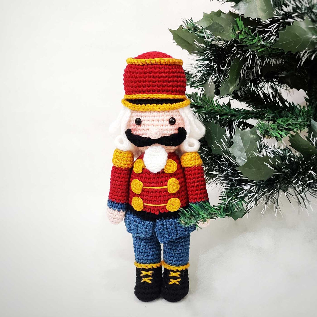 Handmade Crochet Nutcracker Toy Crochet | Secret Santa Gift Ideas