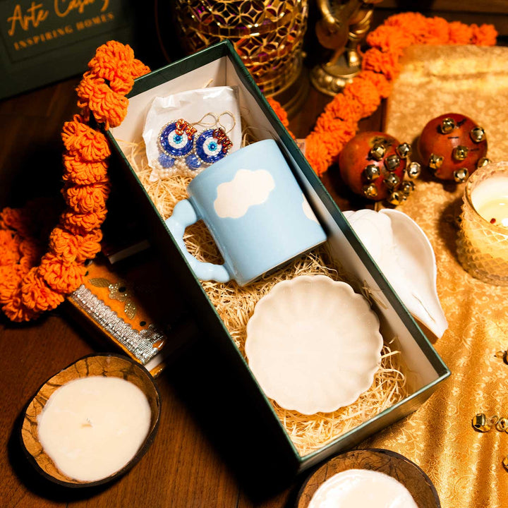 Premium Cloud Nine Diwali Ceramic Gift Hamper | Set Of 3