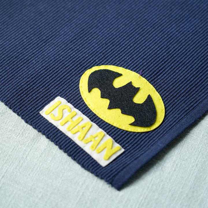 Personalized Handmade Batman Table Mat For Kids