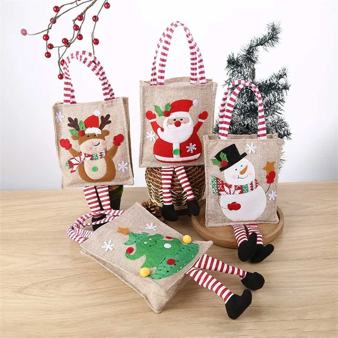 Cheerful Companions Jute Gift Sacks | Xmas Gifting Ideas | Set Of 4