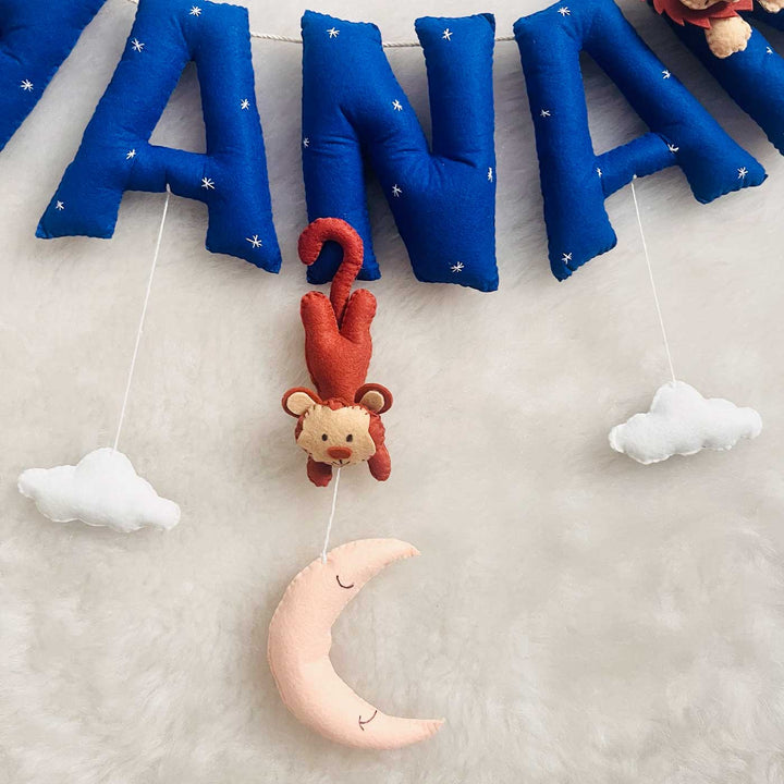 Handcrafted Personalized Animal Kingdom Bunting For Kids