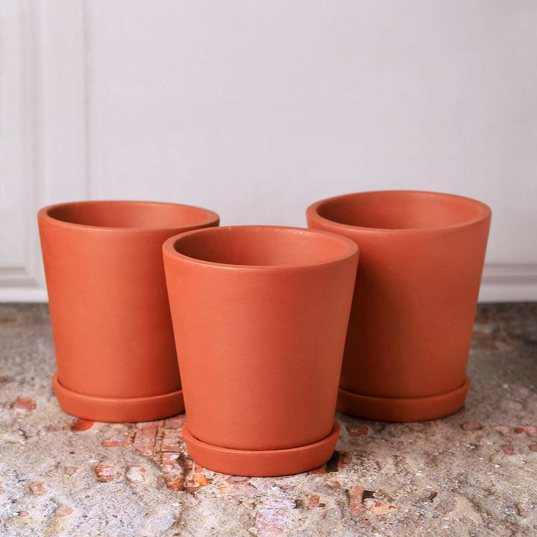 Handmade Medium 5.5 Inch Cone Planter Inch Terracotta Planter Pot