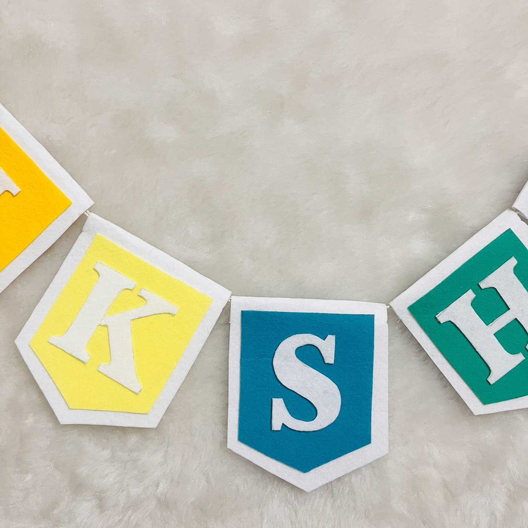 Handcrafted Personalized Flag Themed Bunting For Kids