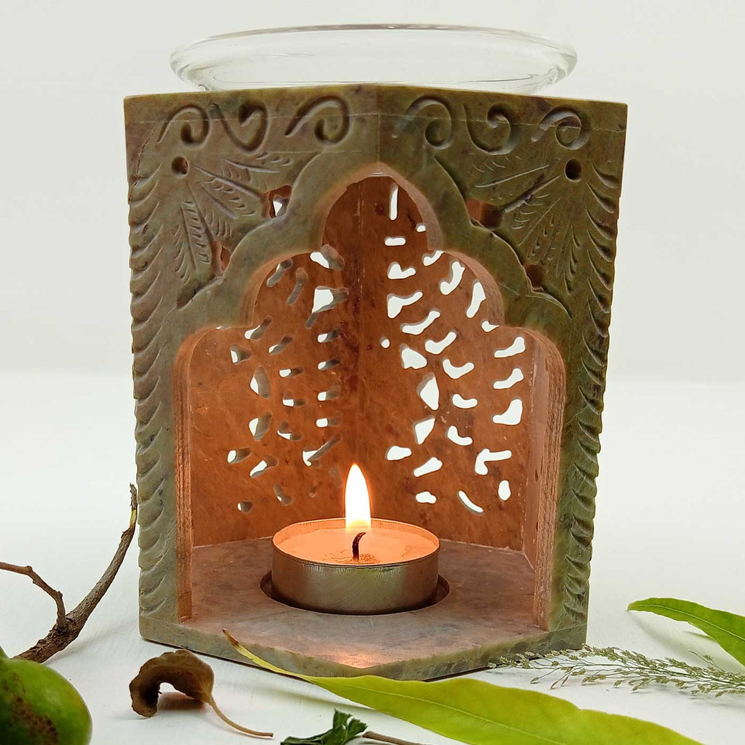 Handmade Jahm Soapstone Aroma Diffuser