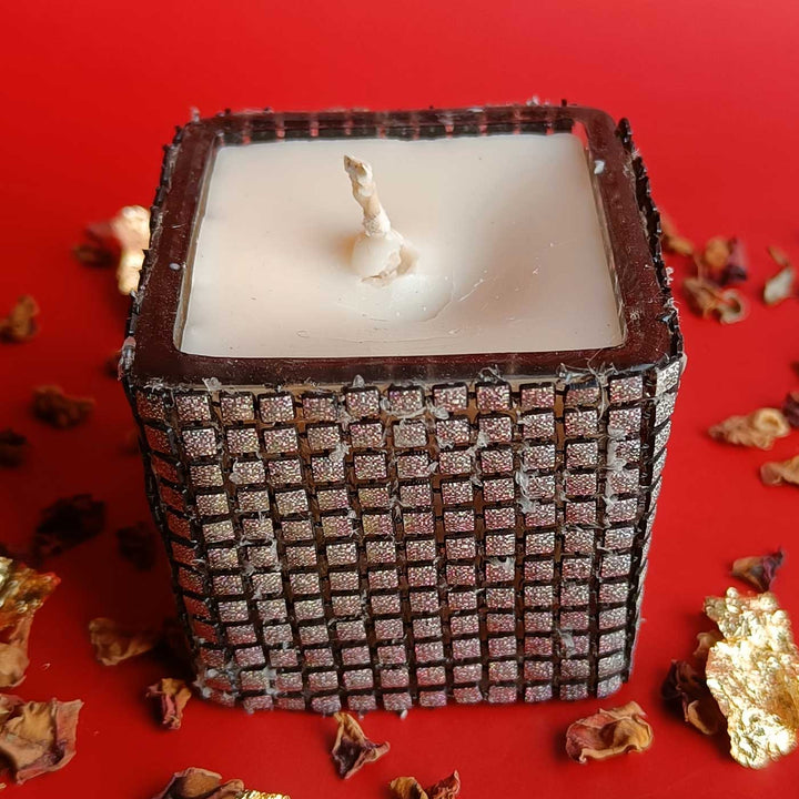 Sitara Soy Bakhoor Rose Pearls Jar Wax Candle