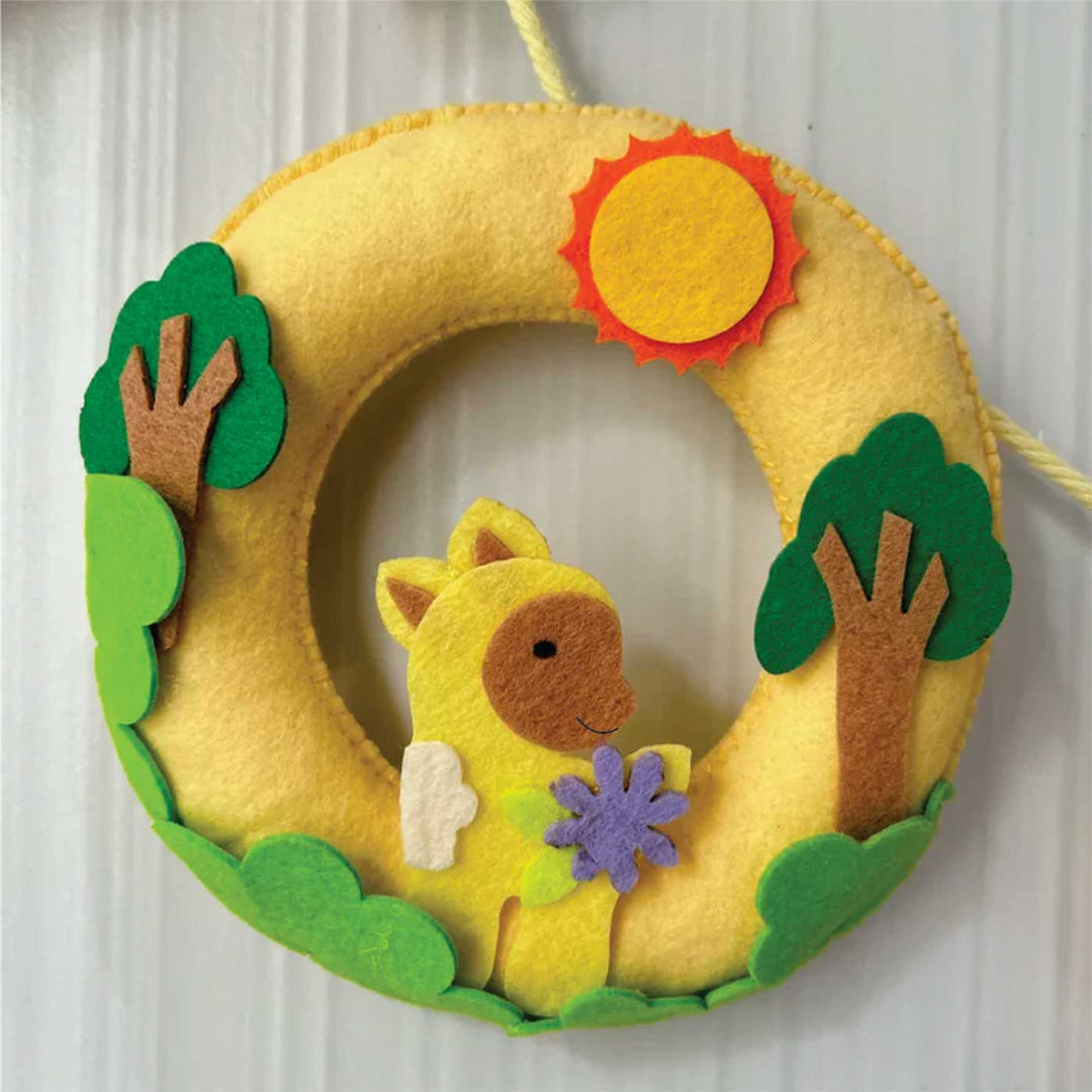 Personalized Wildlife Whirl Garland Felt Bunting / Garland For Kids