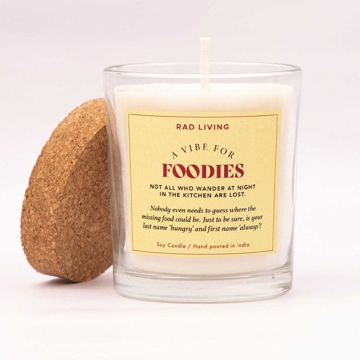 Hand Poured Foodies- Foodgasm Scented Soy Wax Candle