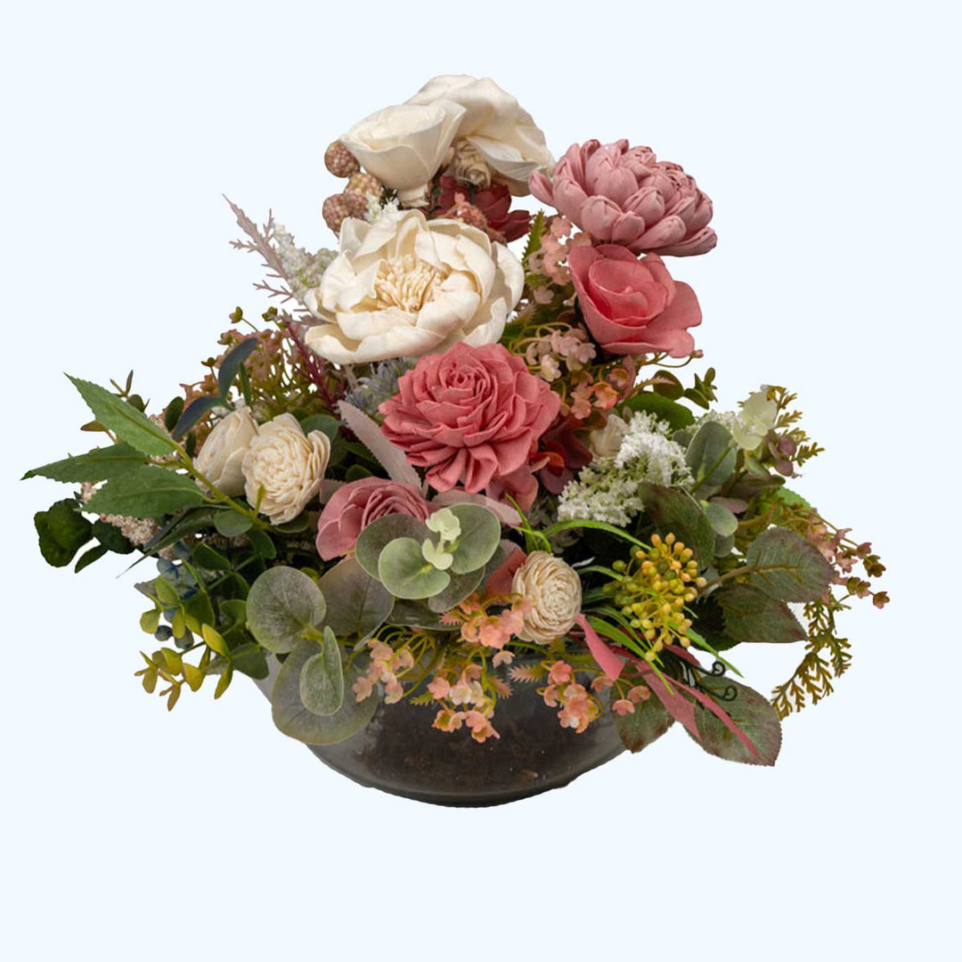 Handmade Delicate Charm Shola Flower Centerpiece