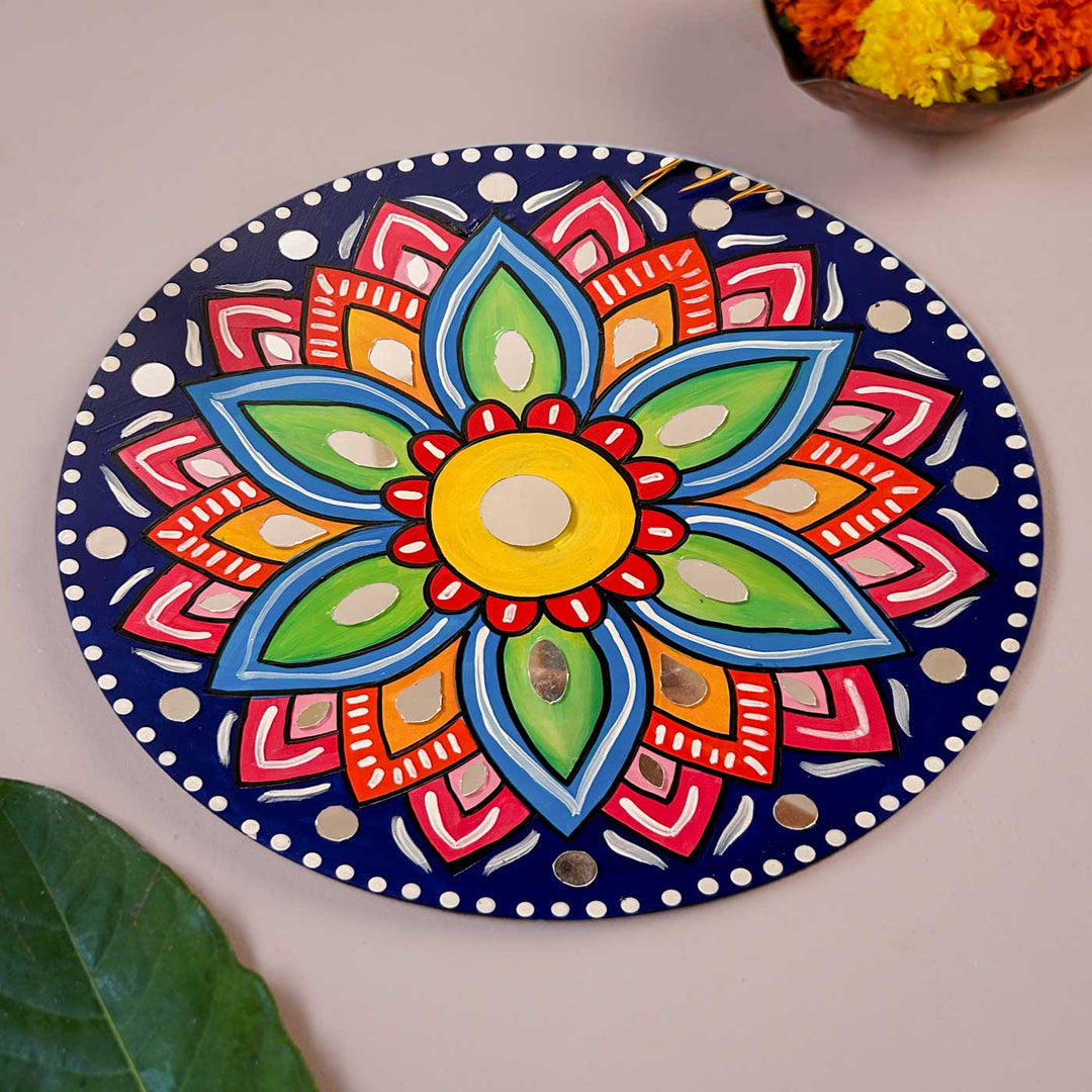 Handmade Decorative Wooden Rangoli