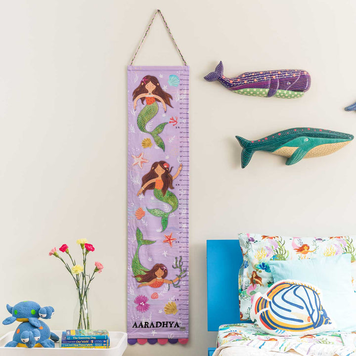 Personalized The Dancers Theme Cotton Height Chart For Kids