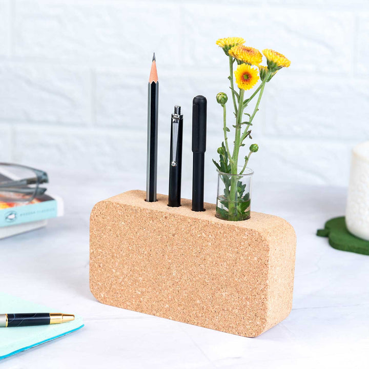 Test Tube Planter Cork Pen Holder