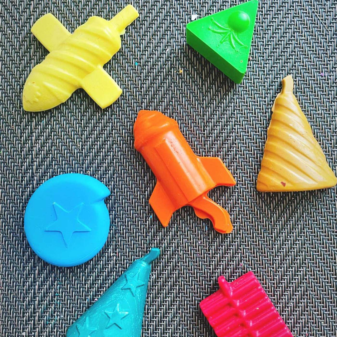 Handmade Non-Toxic Diwali Crayons | Set Of 7