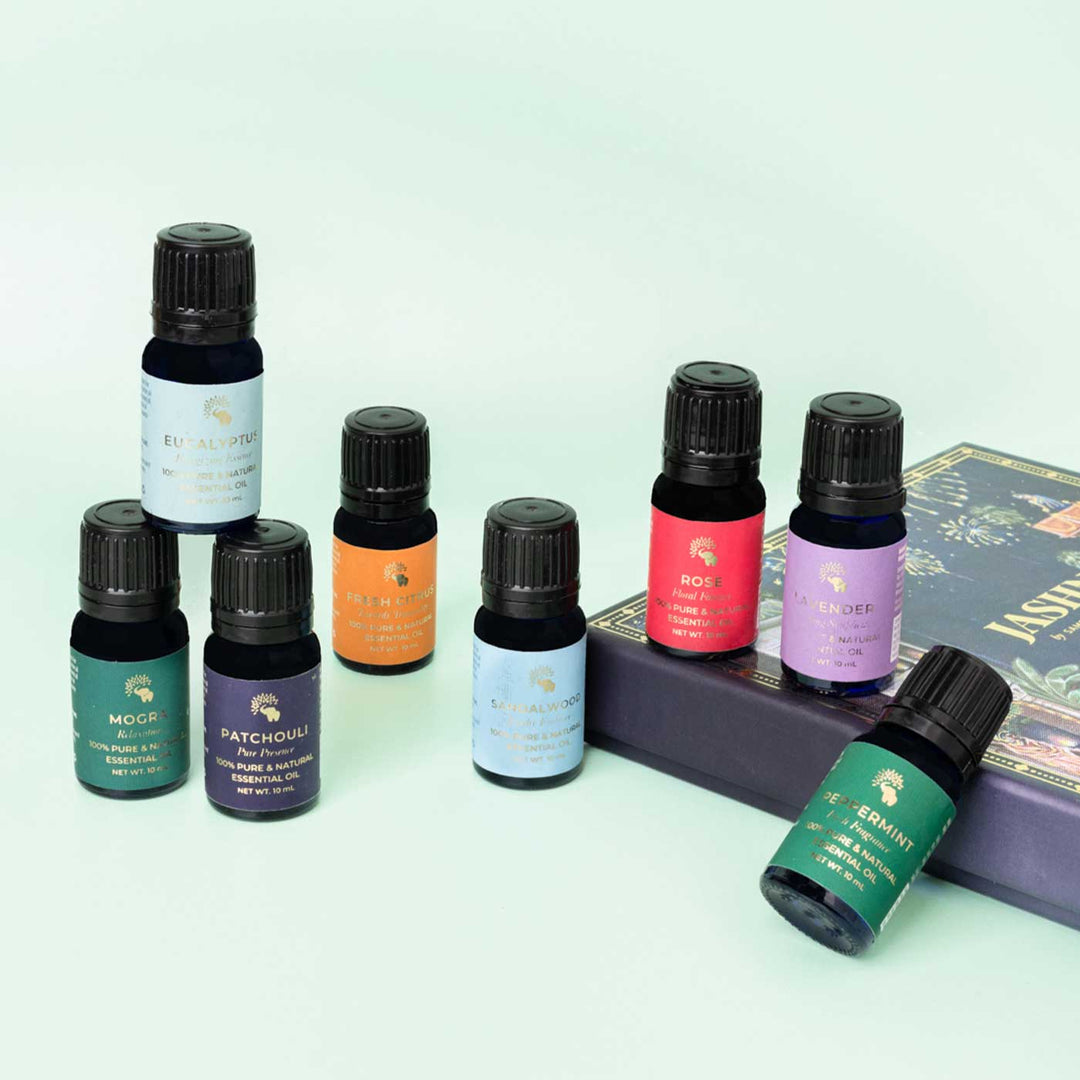 Handmade Jashn Essential Oils Gift Set | Set Of 8