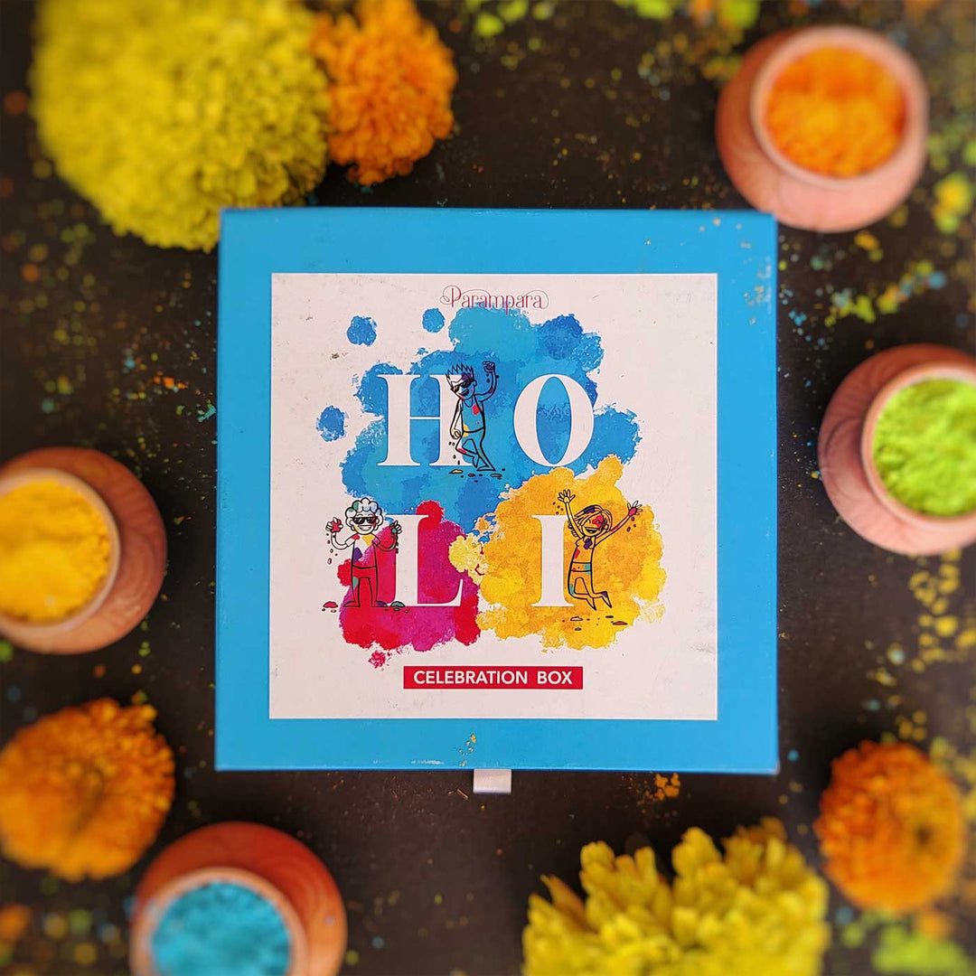 Organic Holi Celebration Premium Gift Set | Set Of 10