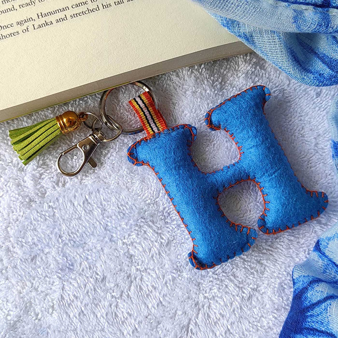 Personalized Handmade Alphabet Kids Keychain / Bag Charm