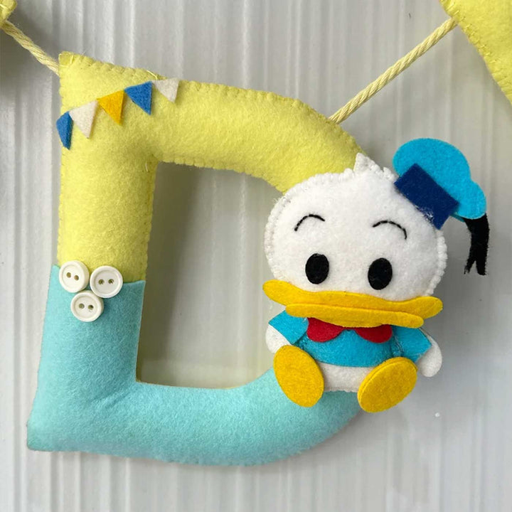 Personalized Mickey'S Clubhouse Felt Bunting / Garland For Kids