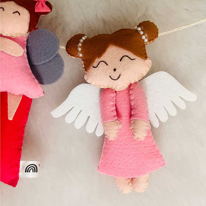 Handcrafted Personalized Doll Themed Bunting For Kids