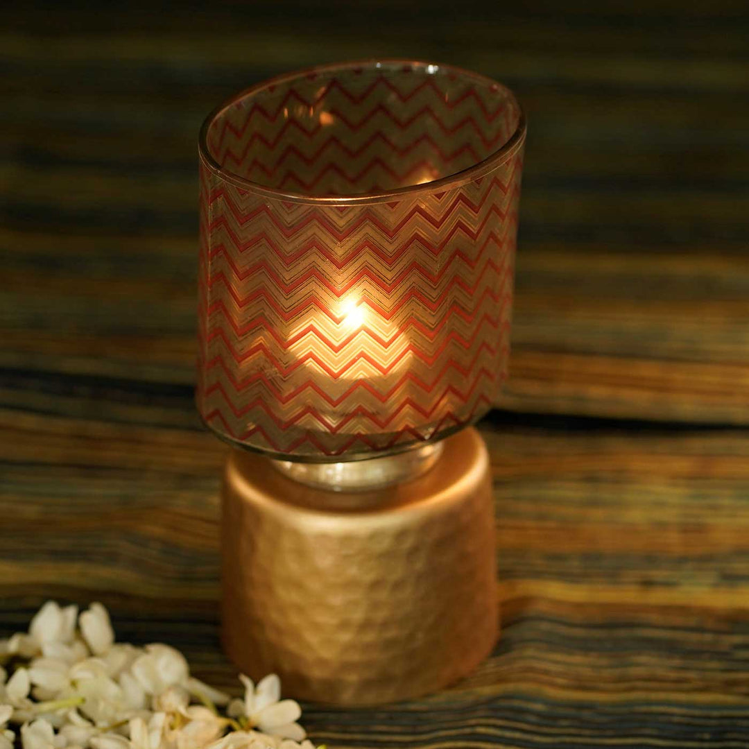 Handmade Periyar Iron Tealight Holder