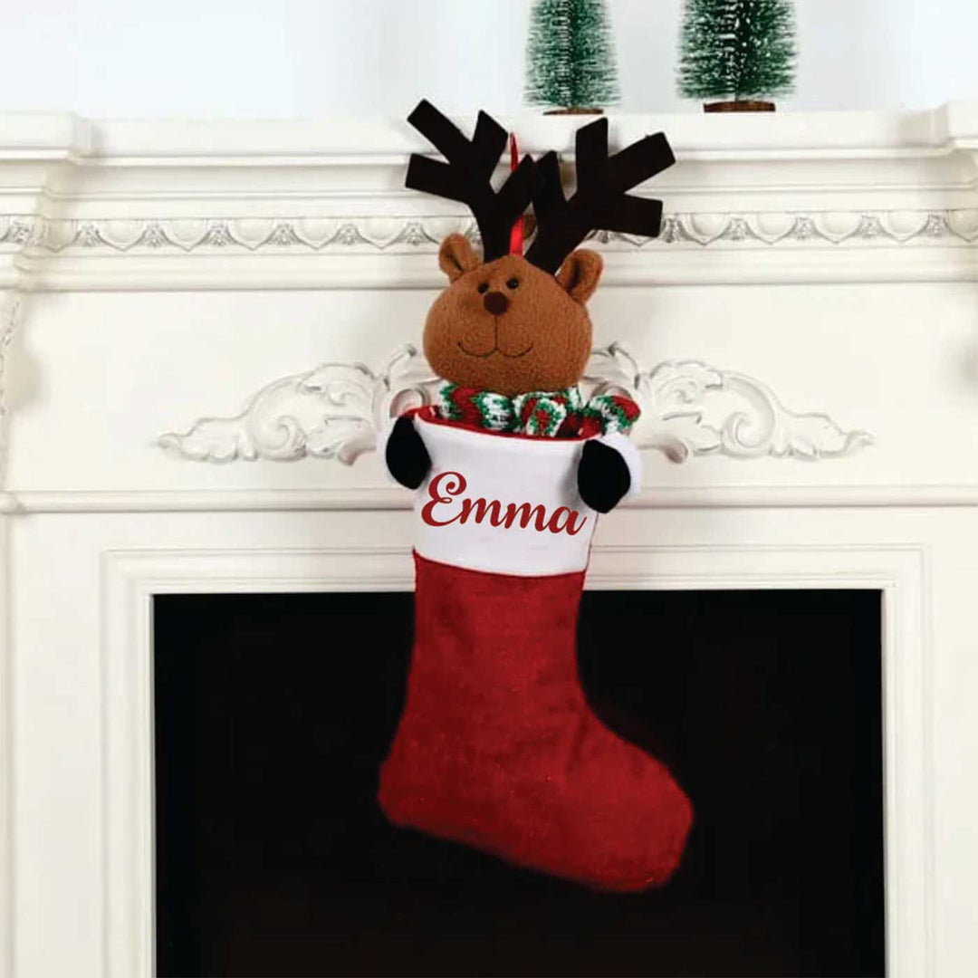 Personalized Jack In The Stocking Felt Stockings For Christmas Decoration