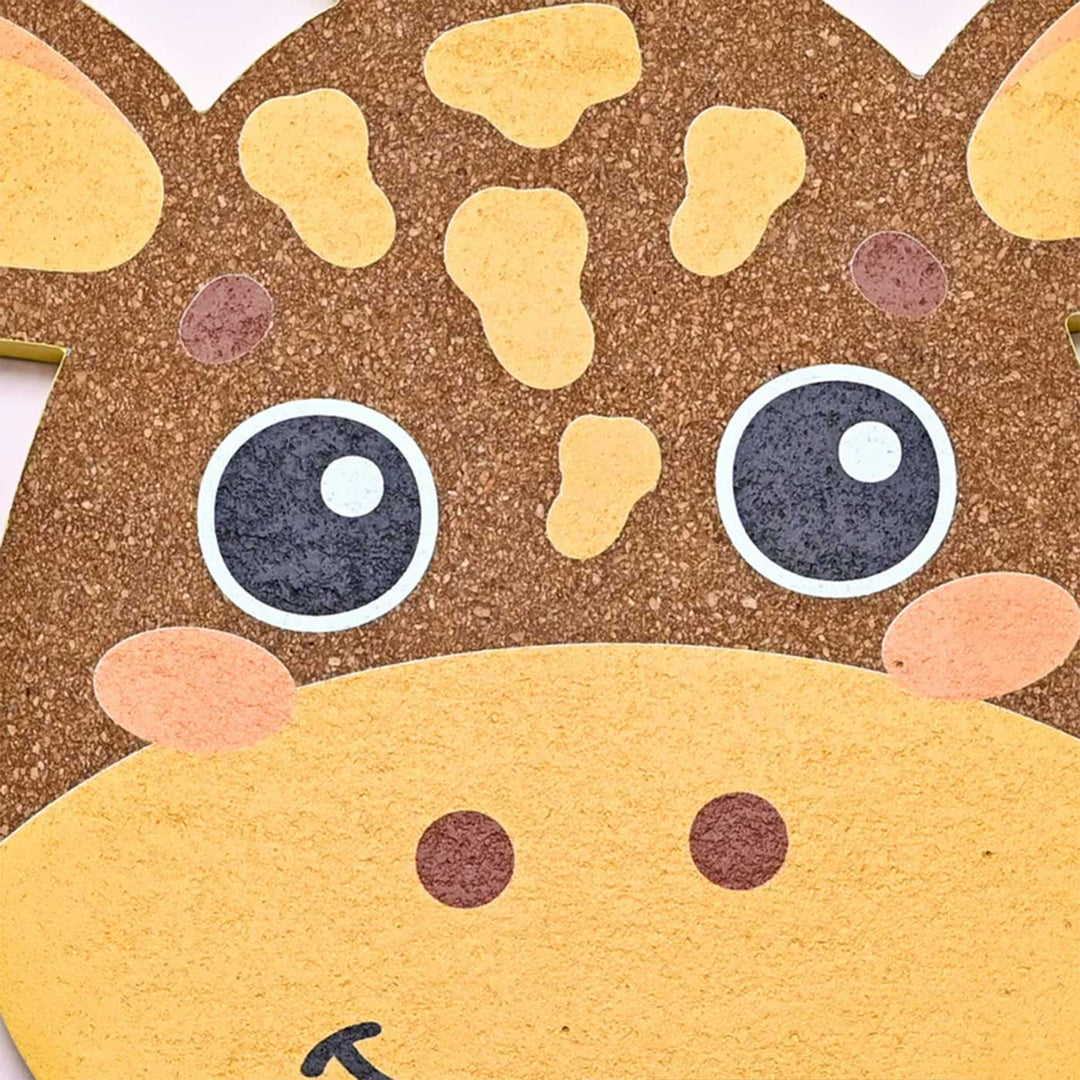 Handmade Giraffe Theme Wooden Pinboard For Kids