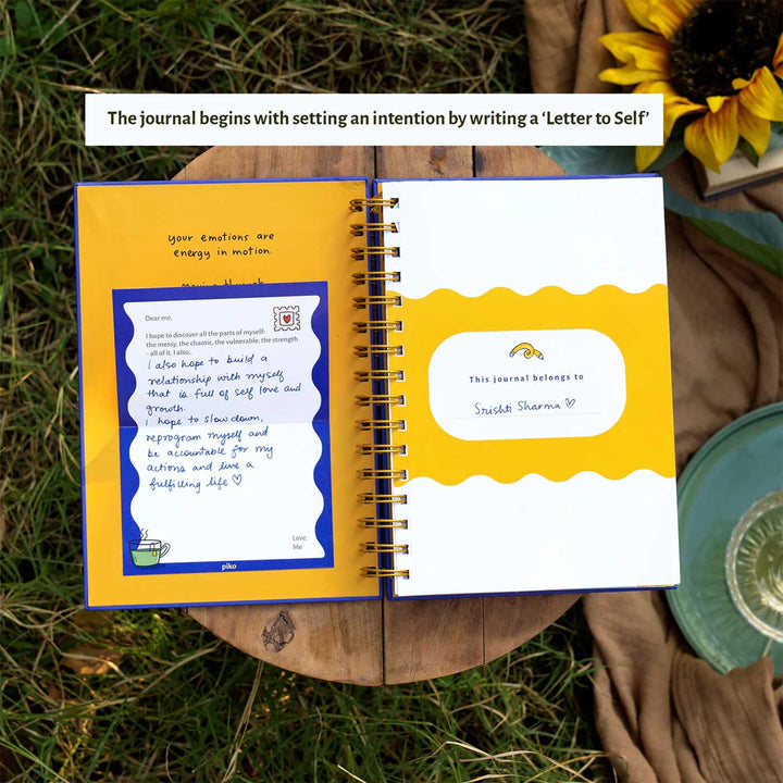 Self Exploration "Heal" Spiralbound Guided Journal With Free Postcards & Stickers | 240 Pages