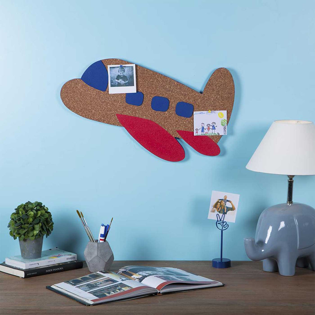 Handmade Aeroplane Wooden Pinboard For Kids