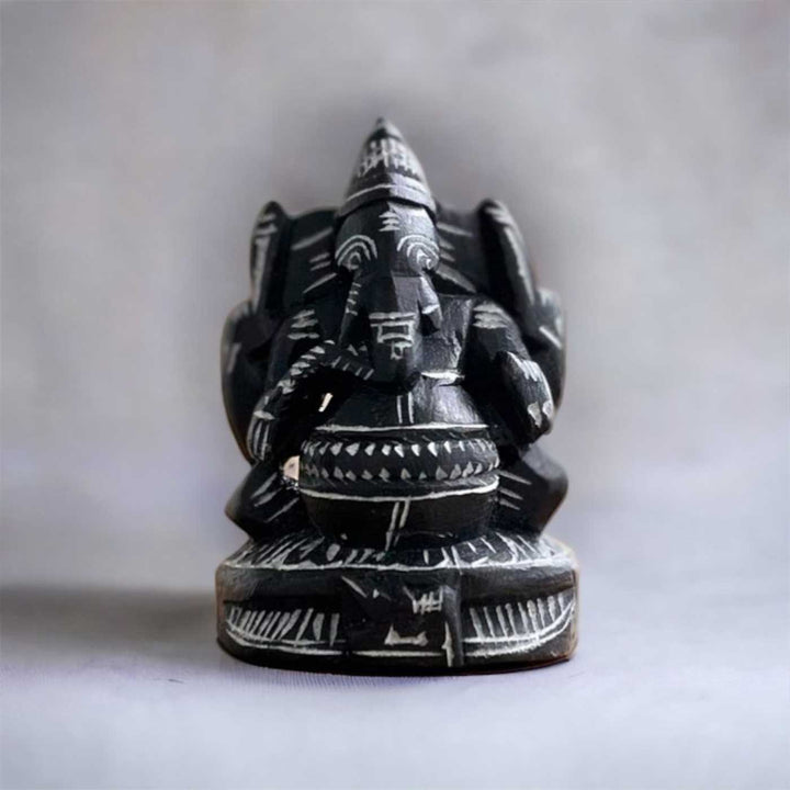 Handmade Lord Ganesha Soapstone Idol