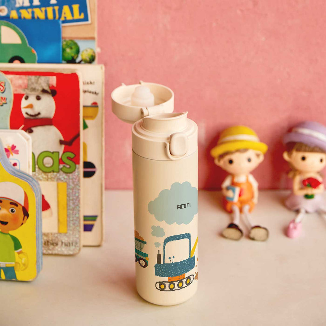 Personalized Let'S Build Theme Steel Insulated Water Bottle