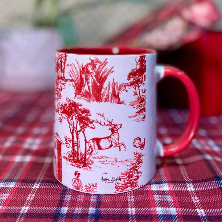 Handmade Scarlet Toyle Ceramic Mugs | Xmas Gifting Ideas