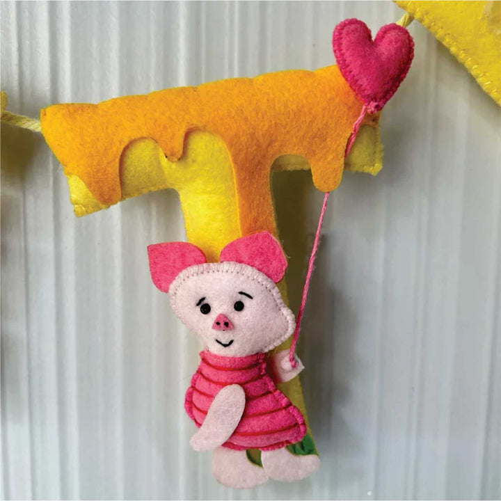 Personalized Pooh & Pals Felt Bunting / Garland For Kids