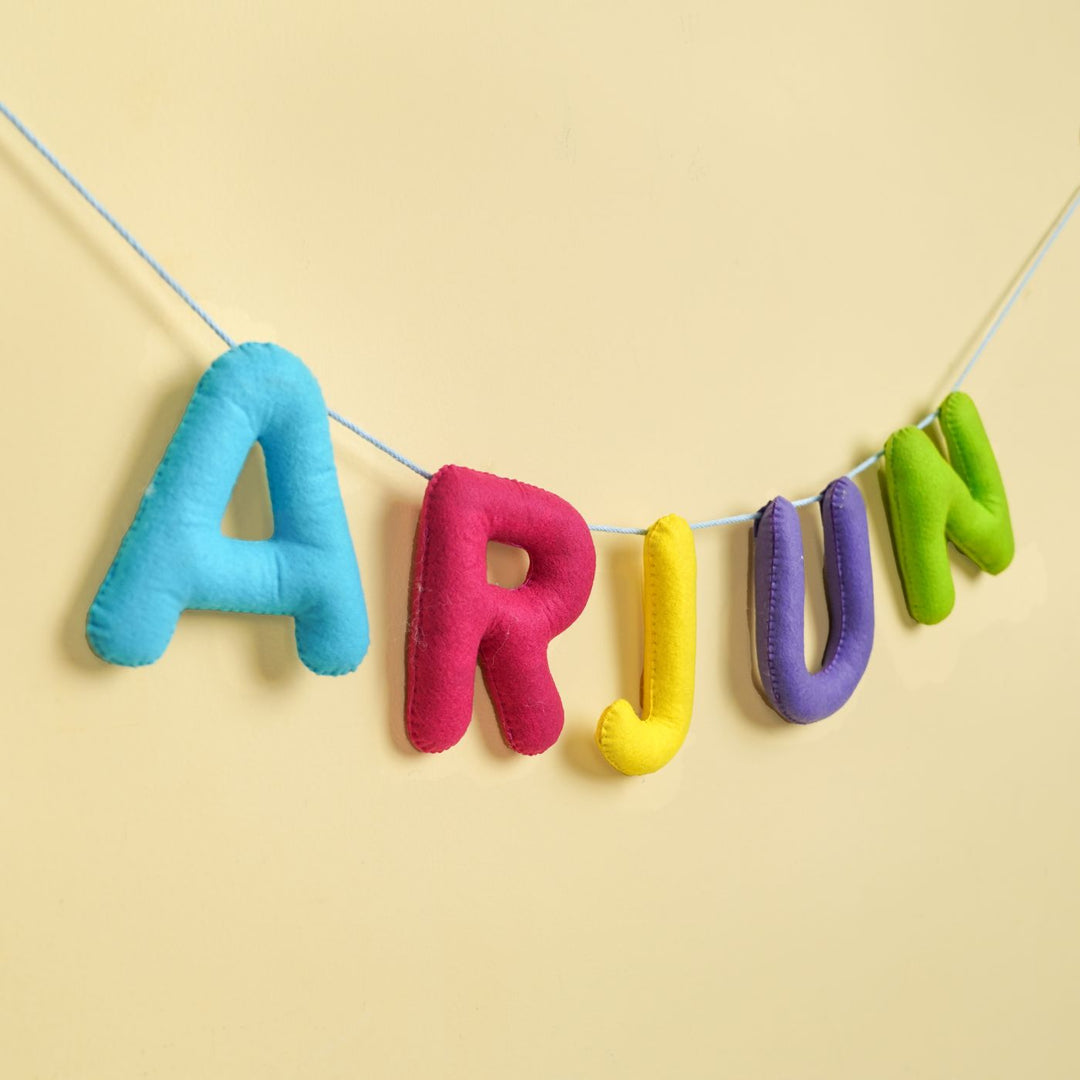 Handmade Personalized Felt Kids Bunting