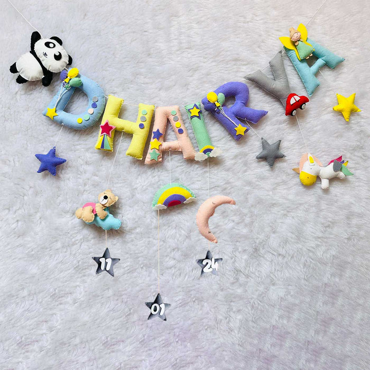 Handcrafted Personalized Panda & All Things Magical Bunting For Kids