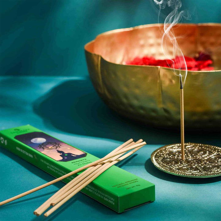 Handmade Chakra Natural Bamboo Free Incense Stick / Agarbatti | Set Of 7