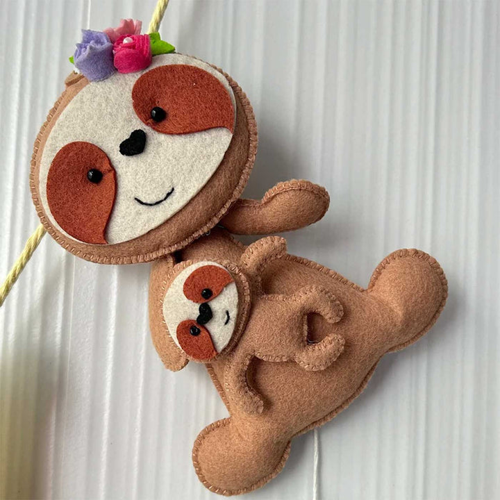 Personalized Sloth Sanctuary Felt Bunting / Garland For Kids