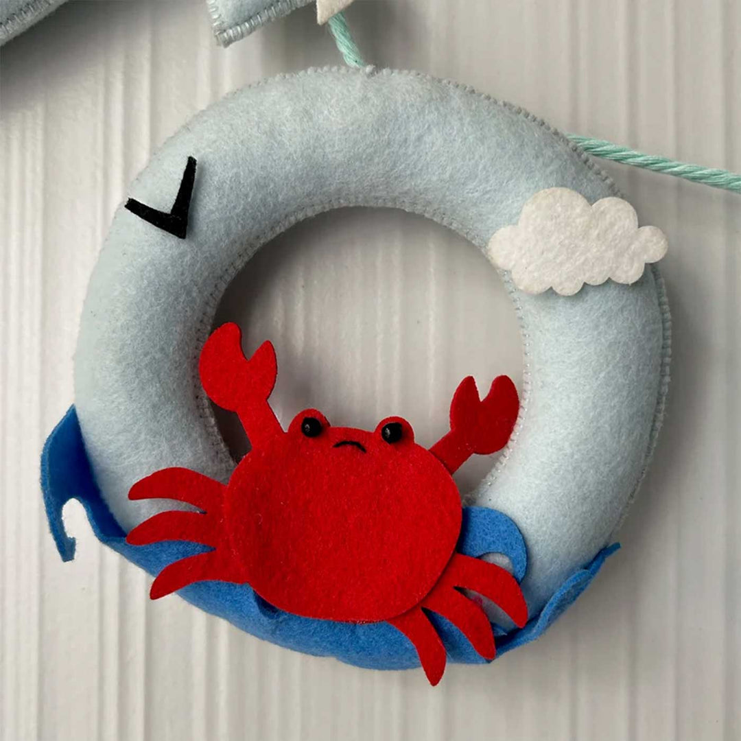 Personalized Nautical Felt Bunting / Garland For Kids