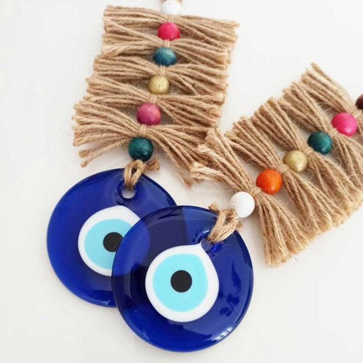 Jute Evil Eye Tassel Hanging