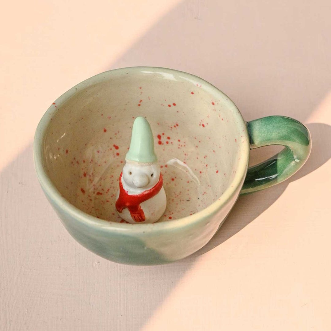 Handmade Snowman Miniature Mug | Secret Santa Gift Ideas