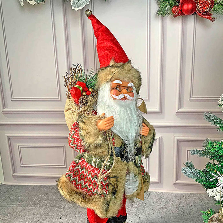 Names List Santa Self-Standing Wooden Decor For Christmas Table Decoration