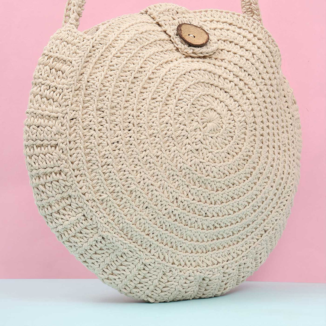 Handmade Crochet United Urbane Crossbody Bag