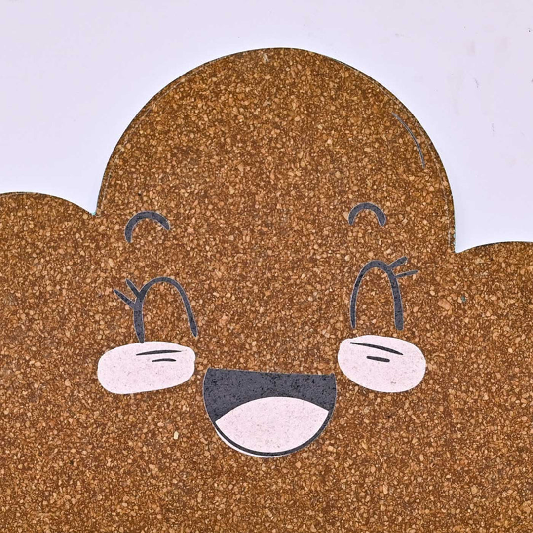 Handmade Cloud Shaped Wooden Pinboard For Kids