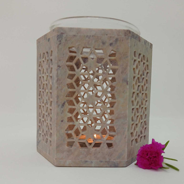 Handmade Monifa Lattice Craft Soapstone Aroma Diffuser